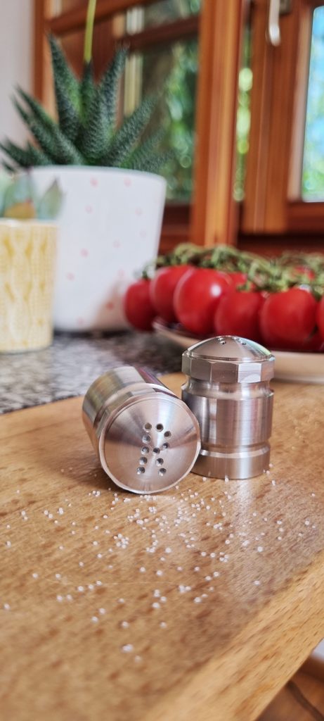 Personalisierte Salz und Pfeffer Streuer
